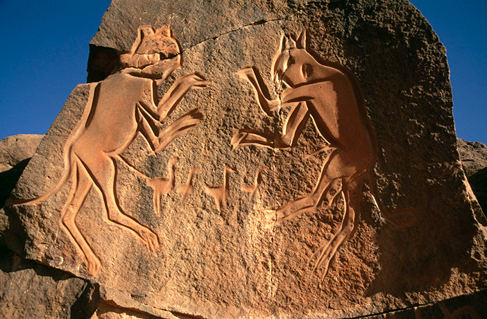The Fighting Cats (Lybia) (Source: The British Museum)